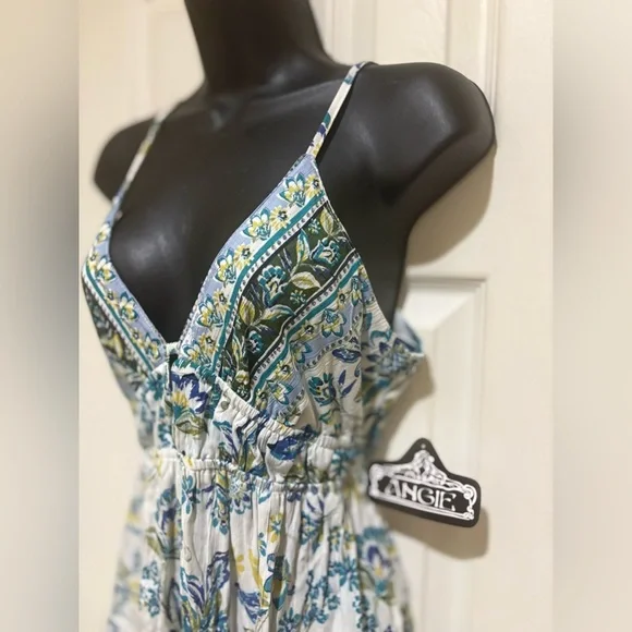 Beautiful Bohemian Floral Print Mini Sun Dress by Angie⭐️NWT⭐️🔥FINAL PRICE🔥 - Picture 7 of 9
